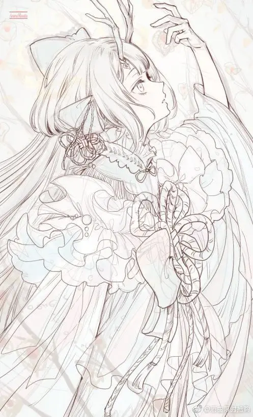 Ảnh Anime Chưa Tô Màu - Bổ Sung Hình Ảnh ĐẦY CẢM XÚC 8