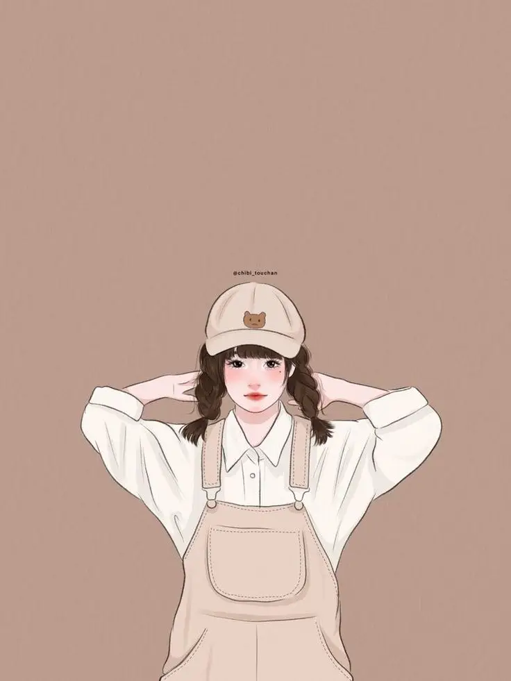 Ảnh cô gái hoạt hình ngộ nghĩnh và đáng yêu 4