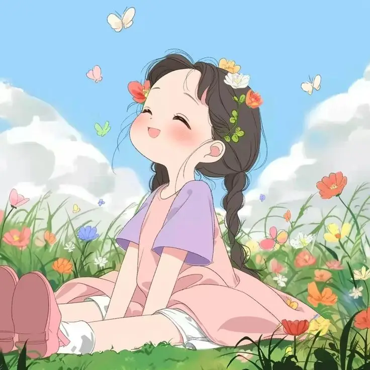 Ảnh cô gái hoạt hình ngộ nghĩnh và đáng yêu 10