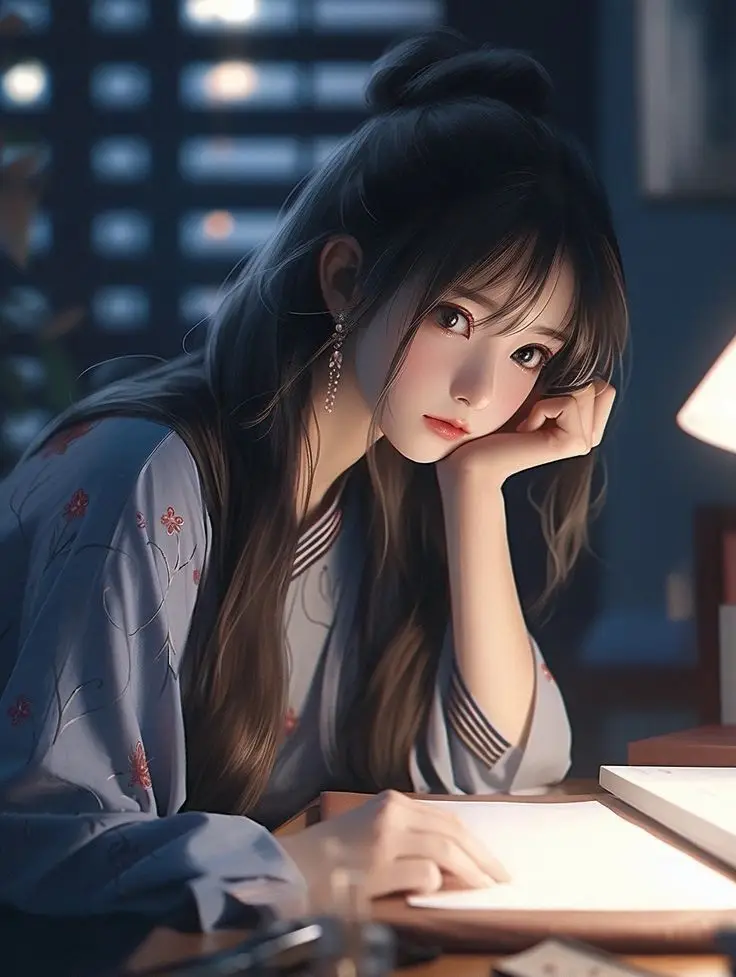 Ảnh cô gái hoạt hình ngộ nghĩnh và đáng yêu 19