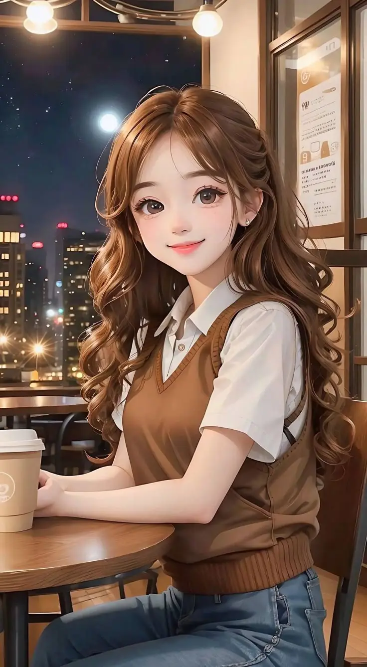 Ảnh cô gái hoạt hình ngộ nghĩnh và đáng yêu 24