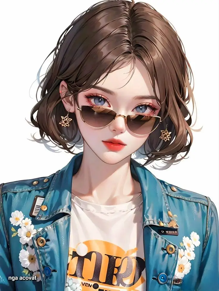 Ảnh cô gái hoạt hình ngộ nghĩnh và đáng yêu 36