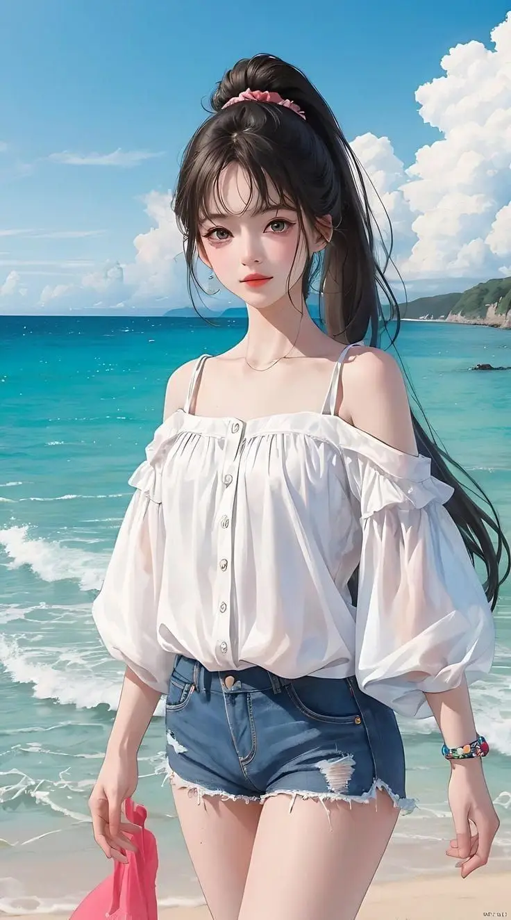 Ảnh cô gái hoạt hình ngộ nghĩnh và đáng yêu 56