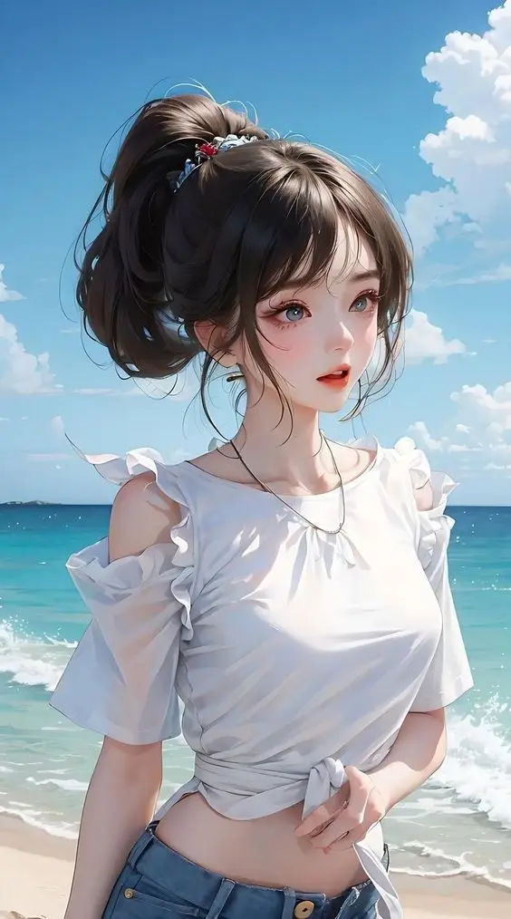 Ảnh Gái Xinh Anime Cute Đáng Yêu 40