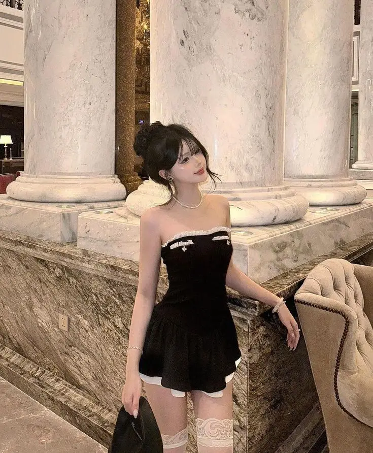 Ảnh gái xinh mặc váy nữ tính và duyên dáng 8