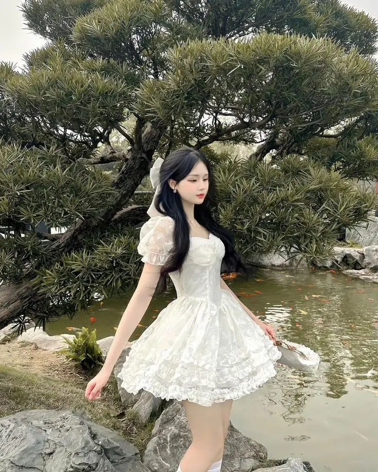 Ảnh gái xinh mặc váy nữ tính và duyên dáng 63