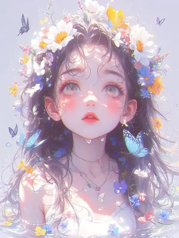 Ảnh Hoạt Hình Cô Gái Dễ Thương Nhất 47