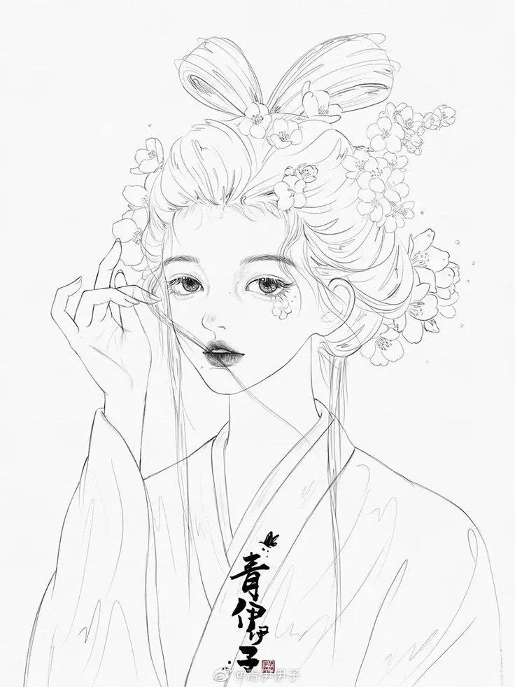 Anime Tranh Tô Màu Cổ Trang Trung Quốc - Hành Trình Vào Thế Giới Văn Hóa Đích Thực 38