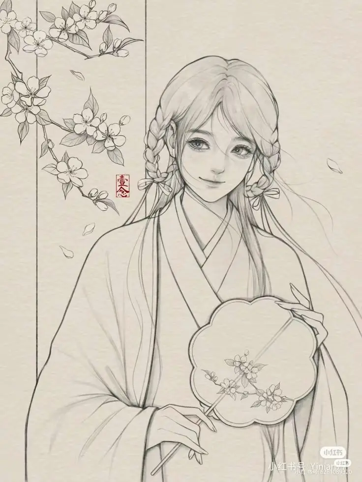 Anime Tranh Tô Màu Cổ Trang Trung Quốc - Hành Trình Vào Thế Giới Văn Hóa Đích Thực 41