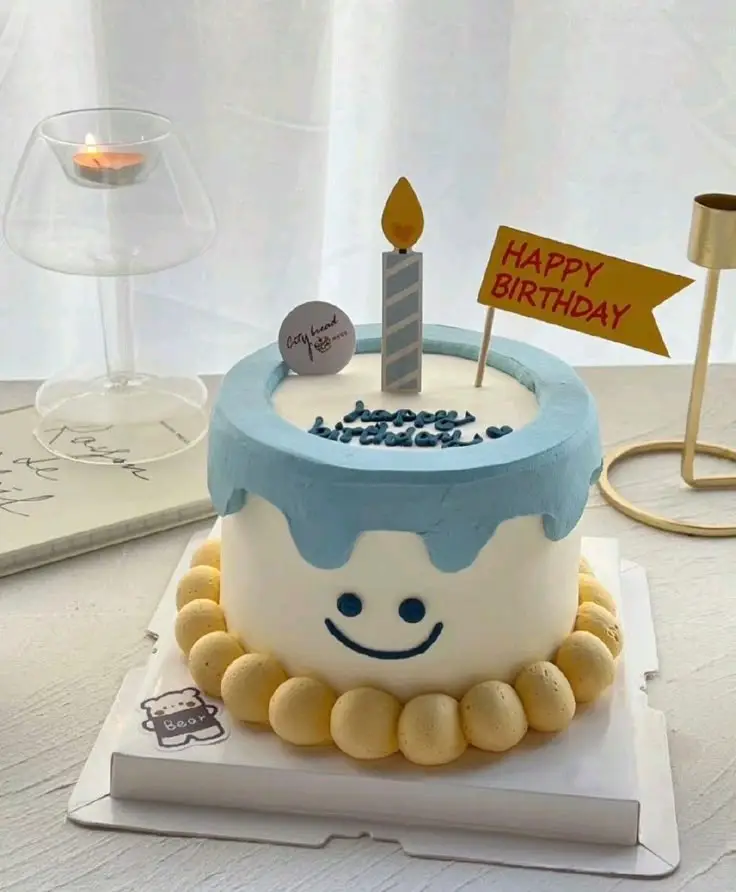 50+ Hình Ảnh Bánh Sinh Nhật Đơn Giản Hàn Quốc 21