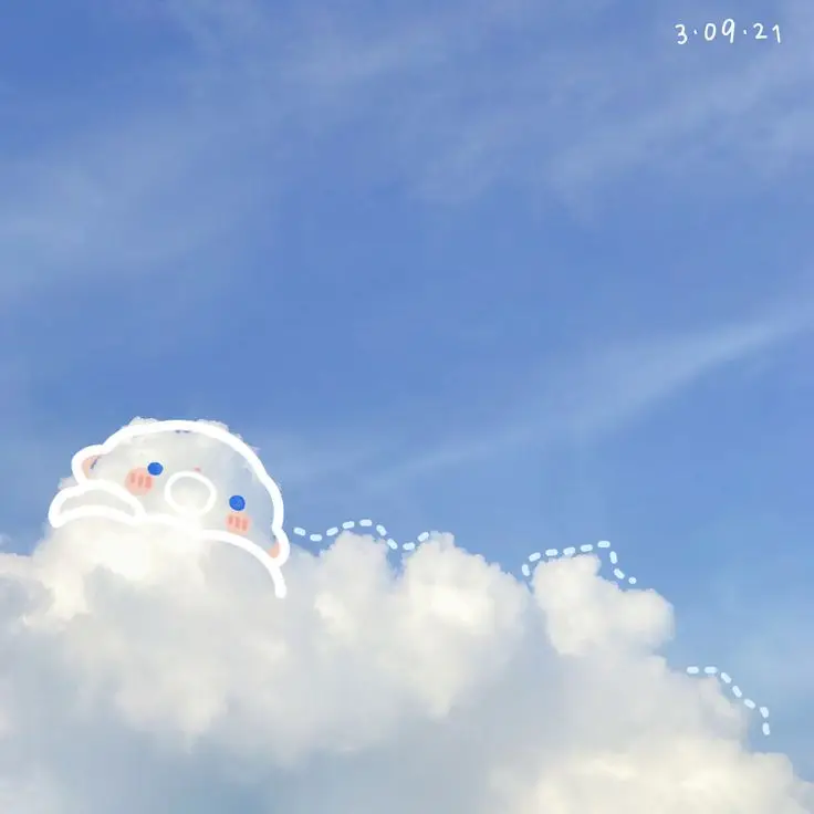 Bầu Trời Xanh: Ảnh Avatar Đẹp Dành Cho Con Gái 17