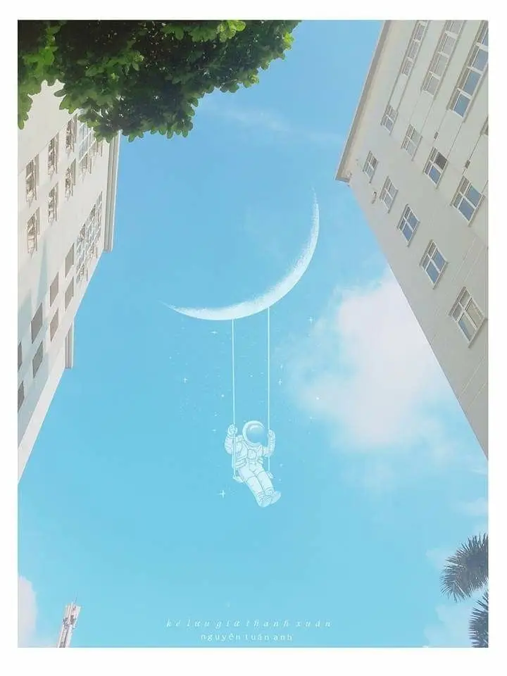 Bầu Trời Xanh: Ảnh Avatar Đẹp Dành Cho Con Gái 26