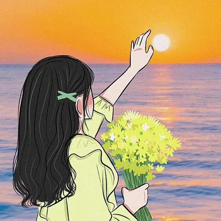 Bầu Trời Xanh: Ảnh Avatar Đẹp Dành Cho Con Gái 43