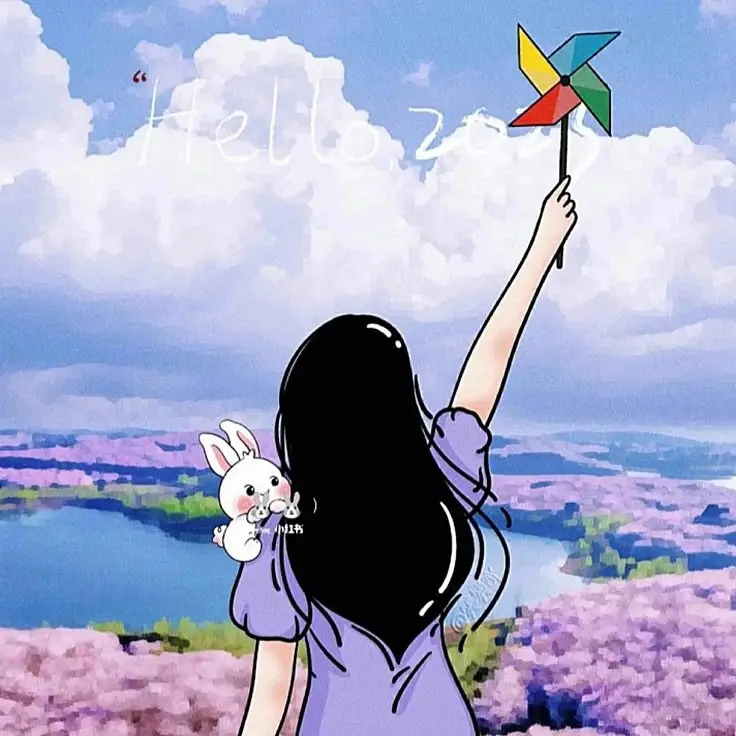 Bầu Trời Xanh: Ảnh Avatar Đẹp Dành Cho Con Gái 57