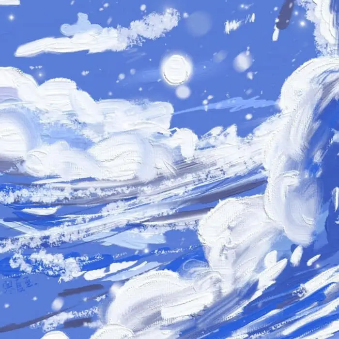 Bầu Trời Xanh: Ảnh Avatar Đẹp Dành Cho Con Gái 59