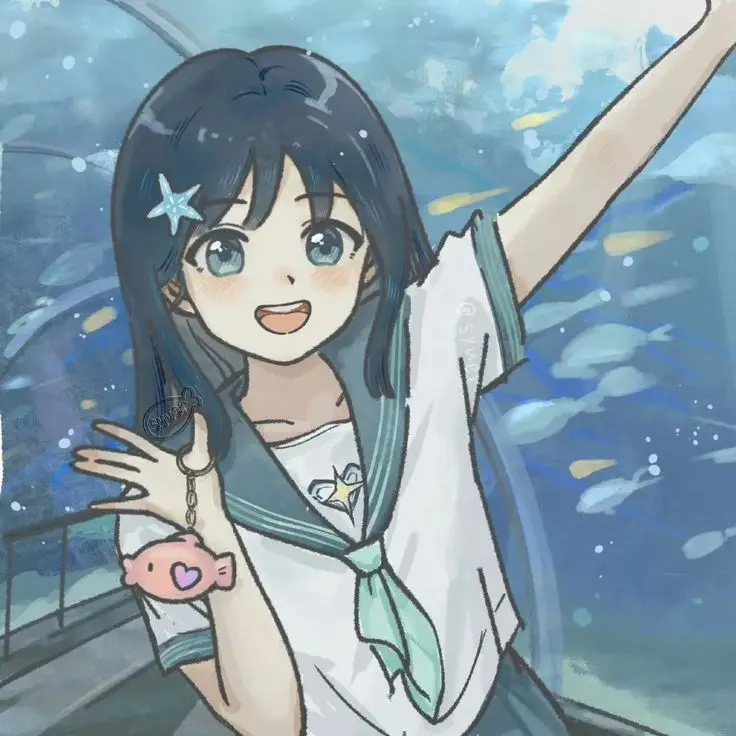 Bầu Trời Xanh: Ảnh Avatar Đẹp Dành Cho Con Gái 77