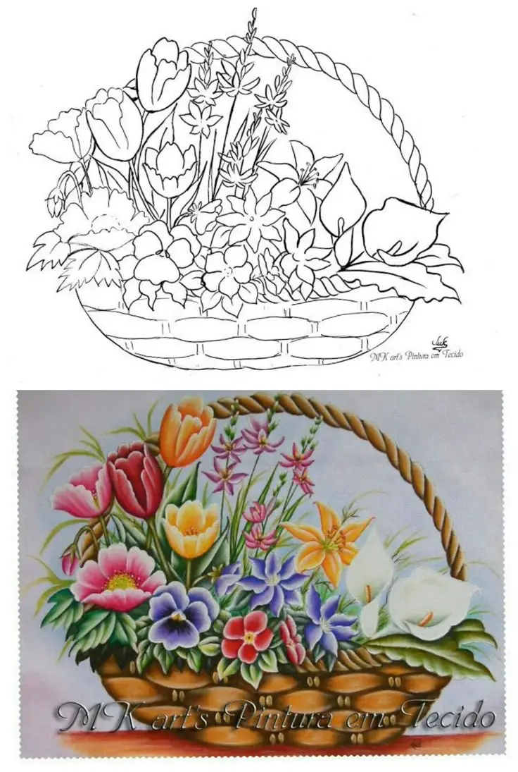 Thiết Kế Bình Hoa Tô Màu Lọ Hoa Độc Đáo 41