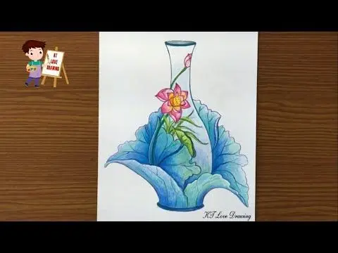 Thiết Kế Bình Hoa Tô Màu Lọ Hoa Độc Đáo 55