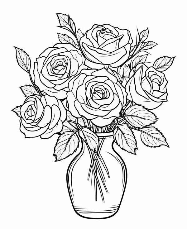 Thiết Kế Bình Hoa Tô Màu Lọ Hoa Độc Đáo 64