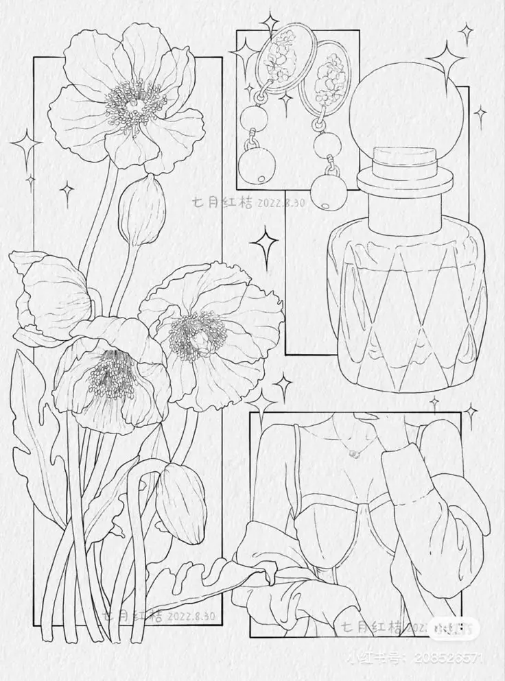 Thiết Kế Bình Hoa Tô Màu Lọ Hoa Độc Đáo 66