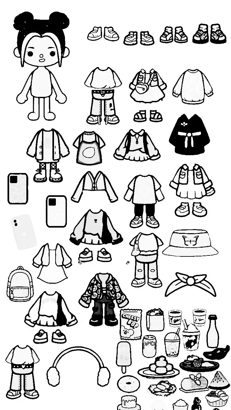 Búp Bê Tô Màu Toca Boca Đầy Sáng Tạo 8