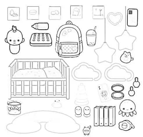 Búp Bê Tô Màu Toca Boca Đầy Sáng Tạo 18