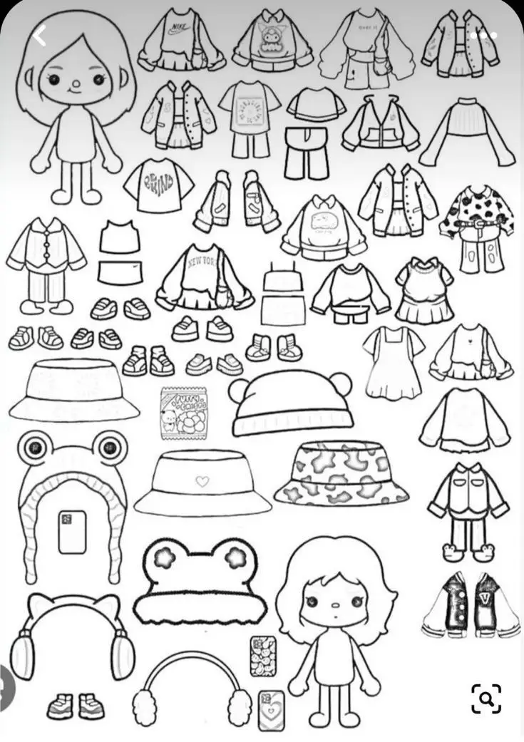 Búp Bê Tô Màu Toca Boca Đầy Sáng Tạo 37