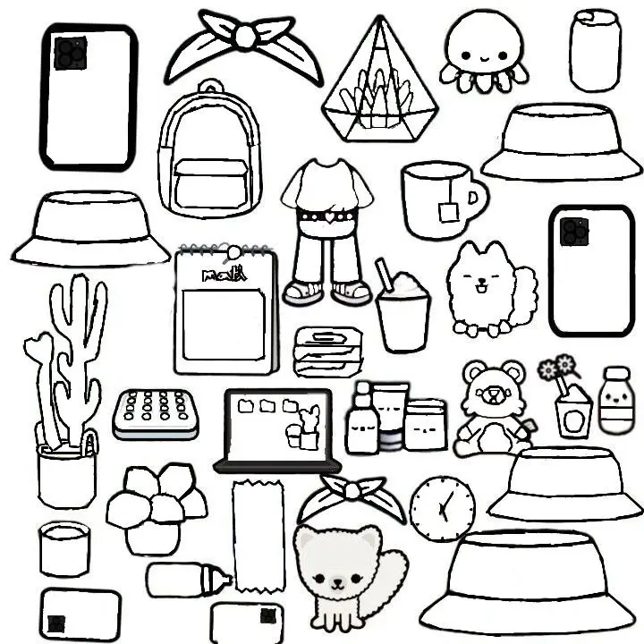 Búp Bê Tô Màu Toca Boca Đầy Sáng Tạo 51