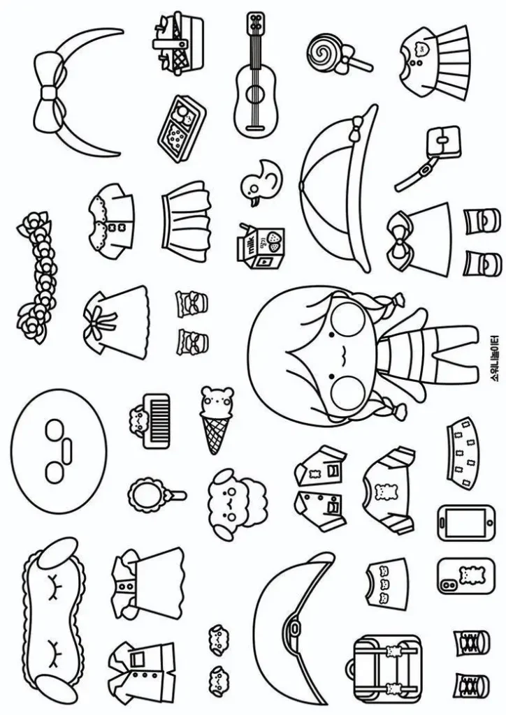 Búp Bê Tô Màu Toca Boca Đầy Sáng Tạo 61