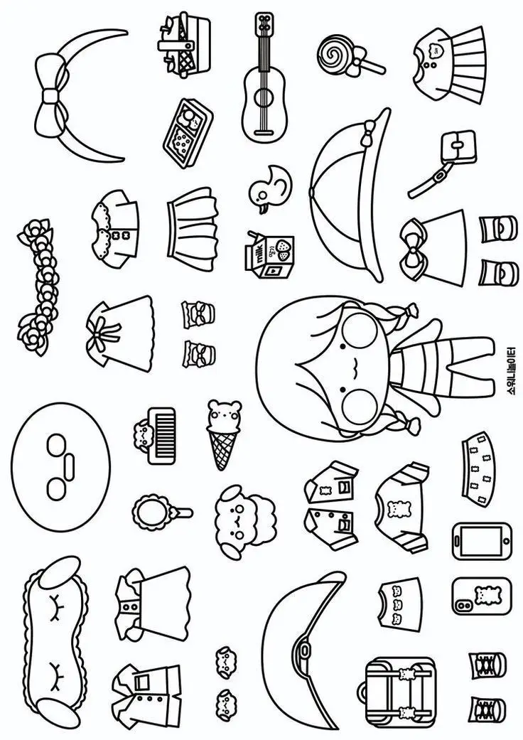 Búp Bê Tô Màu Toca Boca Đầy Sáng Tạo 61