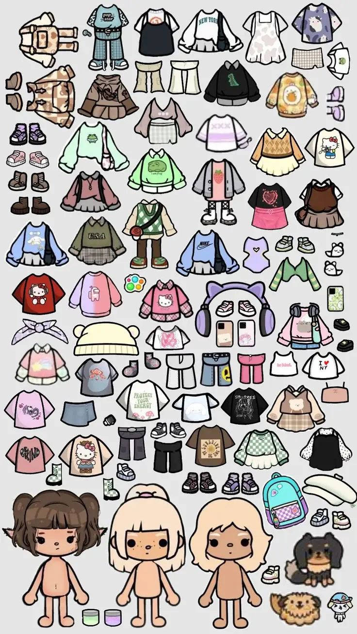 Búp Bê Tô Màu Toca Boca Đầy Sáng Tạo 62