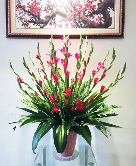 Cách cắm hoa lay ơn ngày Tết: Ý tưởng đẹp cho không gian của bạn 12