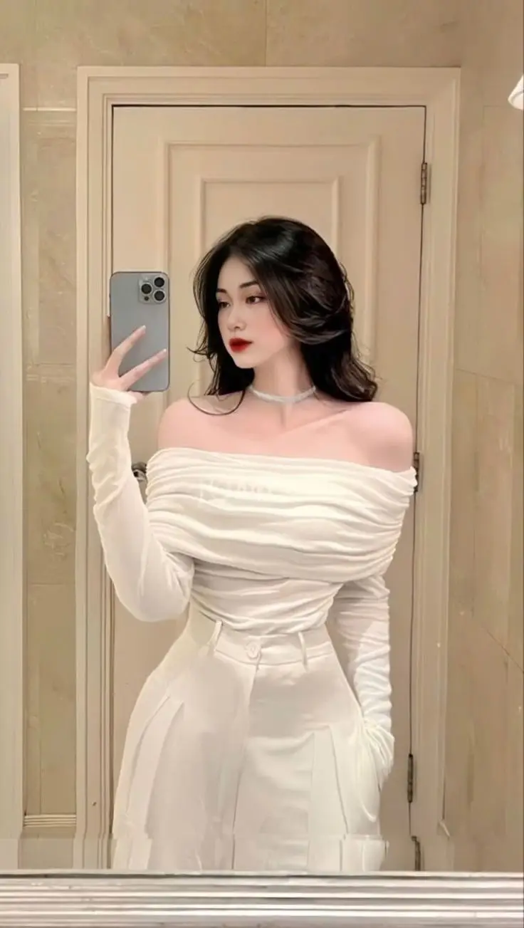 Che Mặt Gái Xinh Mặc Váy Trắng Ngắn 20