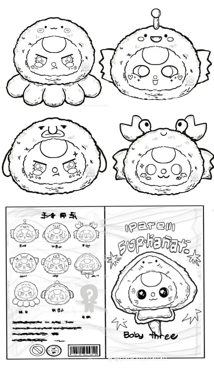Chibi búp bê giấy tô màu - Giải trí sáng tạo cho bé 53