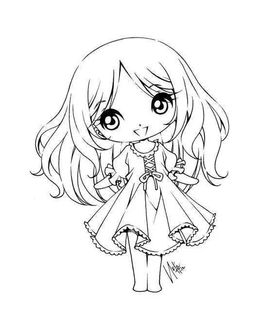 Chibi Tranh Tô Màu Công Chúa: Tăng Cường Sáng Tạo Với 100 Hình Ảnh 29