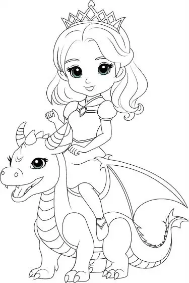 Chibi Tranh Tô Màu Công Chúa: Tăng Cường Sáng Tạo Với 100 Hình Ảnh 37