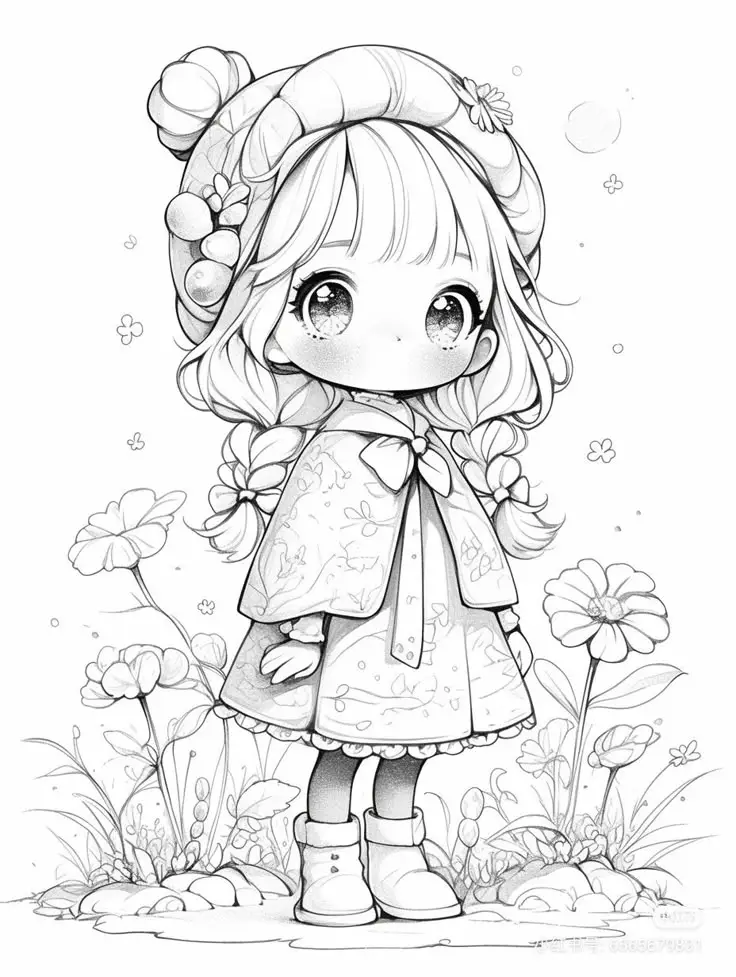 Chibi Tranh Tô Màu Công Chúa: Tăng Cường Sáng Tạo Với 100 Hình Ảnh 57