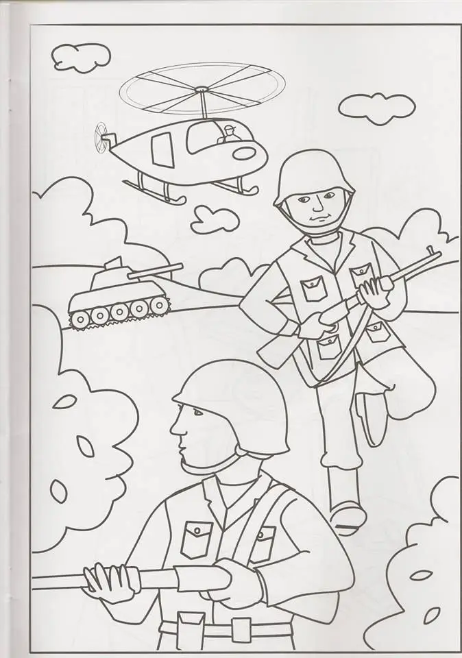 Chú Bộ Đội Tô Màu: 50 Hình Ảnh Để Bé Khám Phá Thế Giới Anh Hùng 10