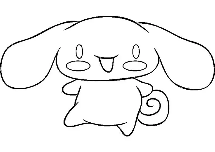 Cinnamon rolls coloring pages - Tô màu Cinnamoroll dễ thương 10