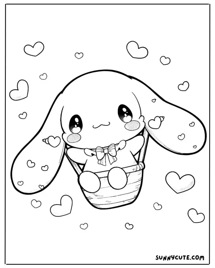 Cinnamon rolls coloring pages - Tô màu Cinnamoroll dễ thương 45