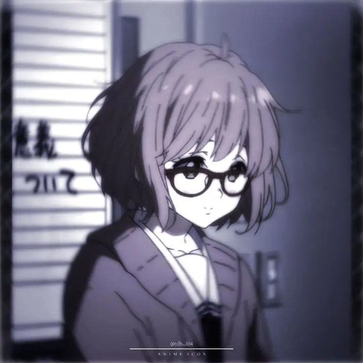 Hình avatar đẹp anime cô gái cầm điện thoại che mặt 36