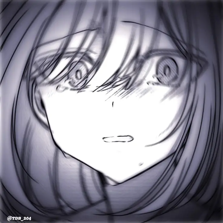 Hình avatar đẹp anime cô gái cầm điện thoại che mặt 74
