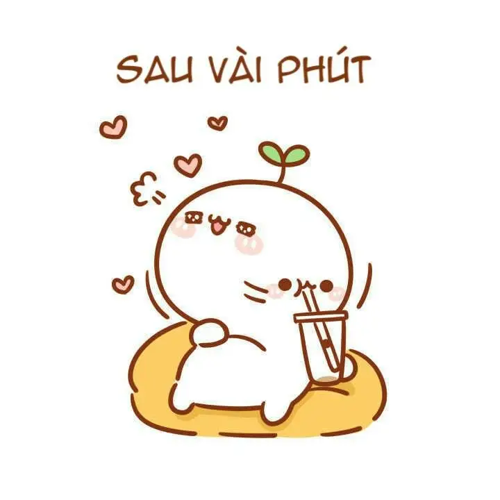 Cô gái uống trà sữa chibi dễ thương 16