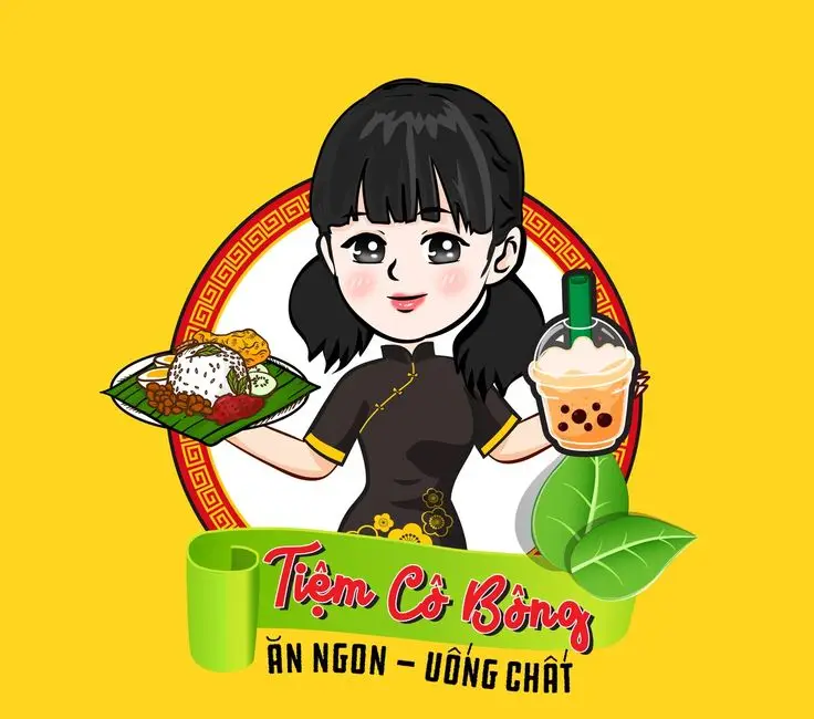 Cô gái uống trà sữa chibi dễ thương 21