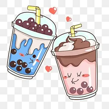 Cô gái uống trà sữa chibi dễ thương 63