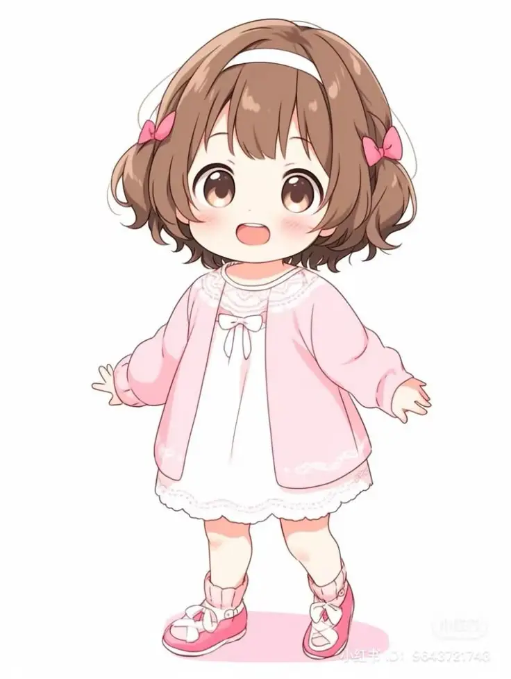 Cô gái uống trà sữa chibi dễ thương 66