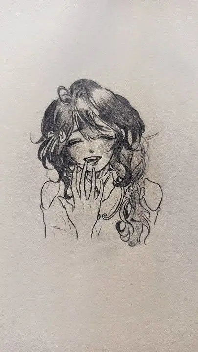 Cô Gái Vẽ Anime Đơn Giản: Nghệ Thuật Vẽ Chân Dung 1