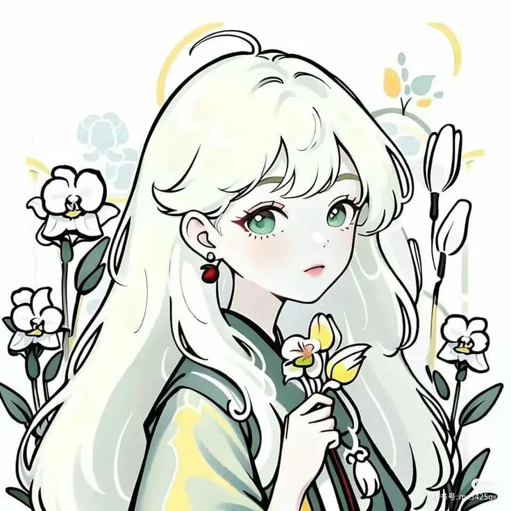 Cô Gái Vẽ Anime Đơn Giản: Nghệ Thuật Vẽ Chân Dung 7