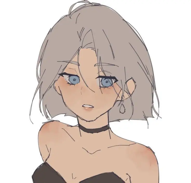 Cô Gái Vẽ Anime Đơn Giản: Nghệ Thuật Vẽ Chân Dung 39