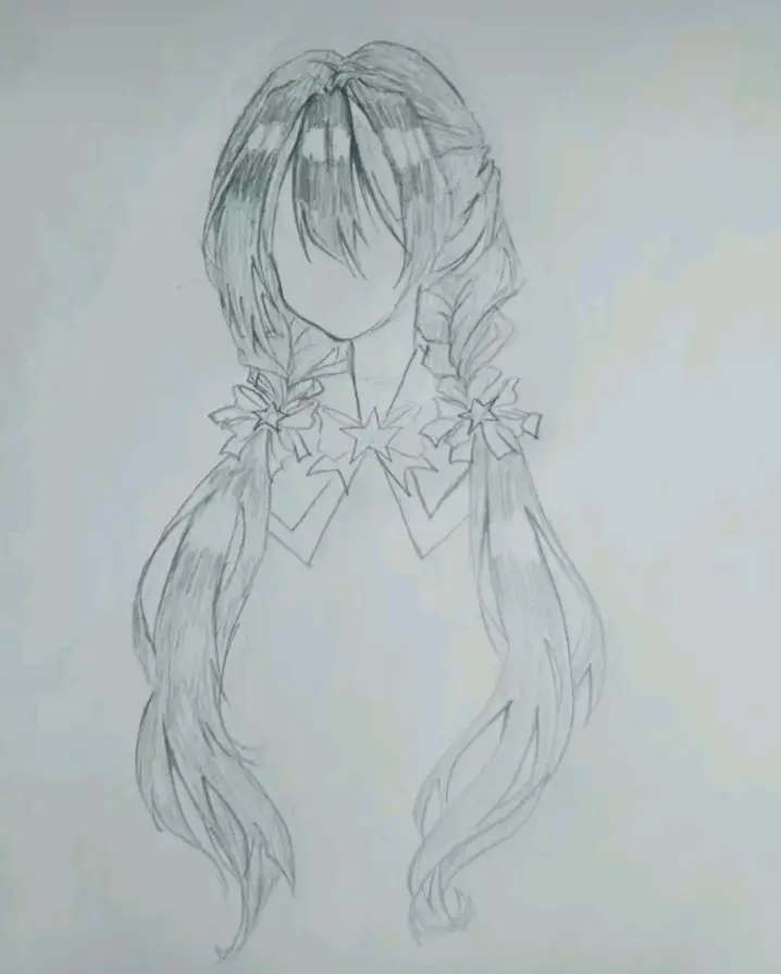 Cô Gái Vẽ Anime Đơn Giản: Nghệ Thuật Vẽ Chân Dung 46